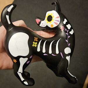 Sugar Skull Day Of The Dead Dog Figurine